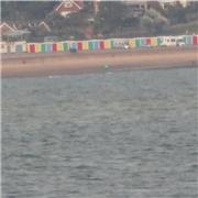 A snapshot of beach huts at Exmouth